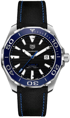 Buy Shop Tag Heuer Aquaracer Black Dial Watch for Men - WAY201C.FC6395 USA Online