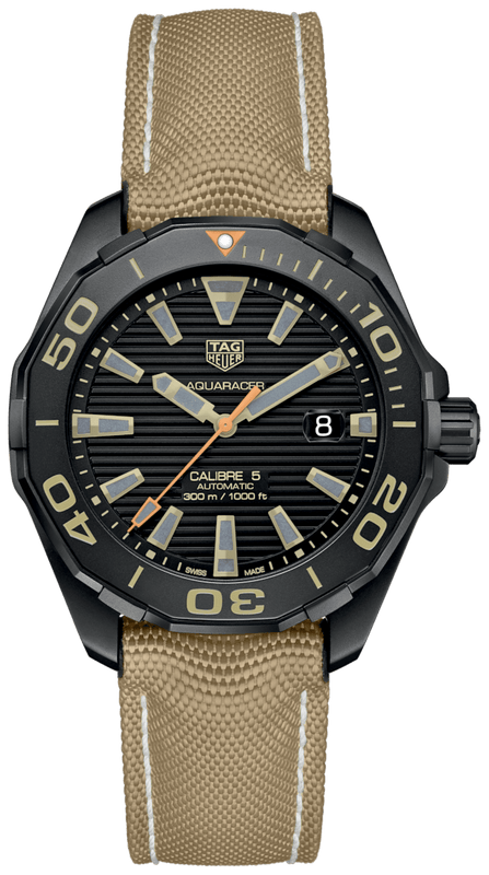 Buy Shop Tag Heuer Aquaracer Black Dial Watch for Men - WAY208C.FC6383 USA Online