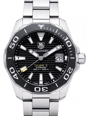 Buy Shop Tag Heuer Aquaracer Black Dial Watch for Men - WAY211A.BA0928 USA Online