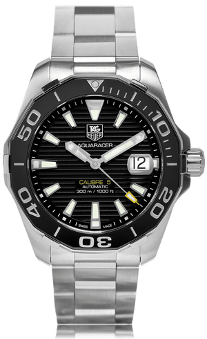 Buy Shop Tag Heuer Aquaracer Black Dial Watch for Men - WAY211A.BA0928 USA Online