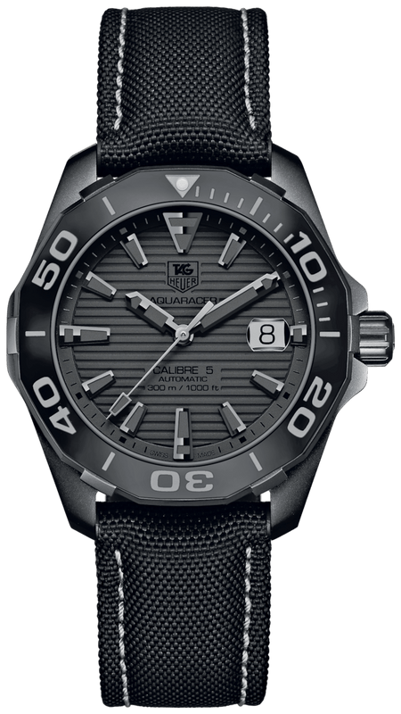 Buy Shop Tag Heuer Aquaracer Black Dial Watch for Men - WAY218B.FC6364 USA Online