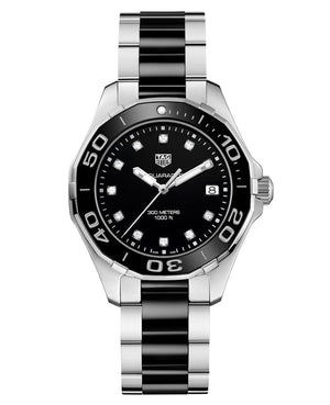 Buy Shop Tag Heuer Aquaracer Black Dial Watch for Women - WAY131C.BA0913 USA Online