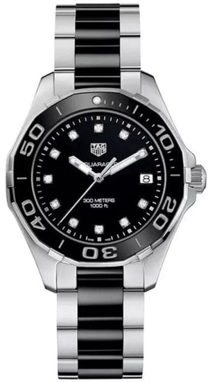 Buy Shop Tag Heuer Aquaracer Black Dial Watch for Women - WAY131C.BA0913 USA Online