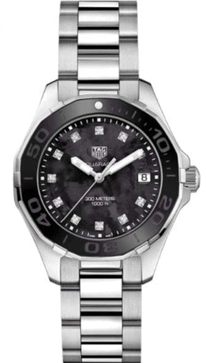 Buy Shop Tag Heuer Aquaracer Black Dial Watch for Women - WAY131M.BA0748 USA Online
