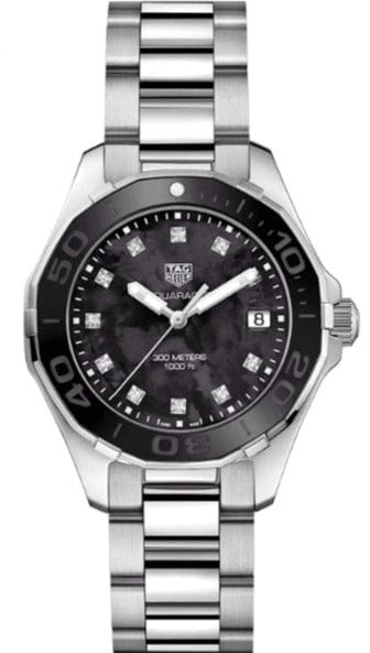 Buy Shop Tag Heuer Aquaracer Black Dial Watch for Women - WAY131M.BA0748 USA Online
