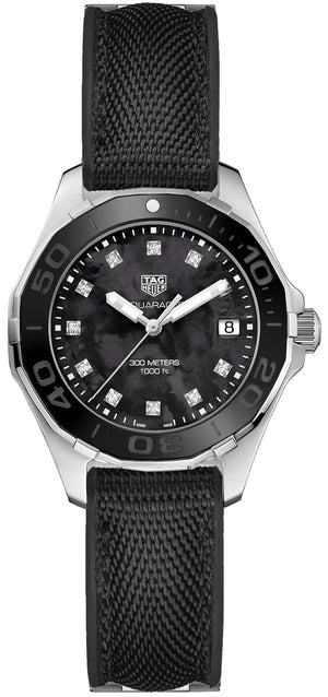 Buy Shop Tag Heuer Aquaracer Black Mother of Pearl Dial Watch for Women - WAY131M.FT6092 USA Online
