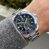 Buy Shop Tag Heuer Aquaracer Blue Dial SIlver Steel Strap Watch for Men - CAY111B.BA0927 USA Online