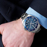 Buy Shop Tag Heuer Aquaracer Blue Dial SIlver Steel Strap Watch for Men - CAY111B.BA0927 USA Online