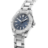 Buy Shop Tag Heuer Aquaracer Blue Dial Silver Steel Strap Watch for Women - WBD131D.BA0748 USA Online