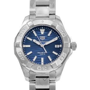 Buy Shop Tag Heuer Aquaracer Blue Dial Silver Steel Strap Watch for Women - WBD131D.BA0748 USA Online