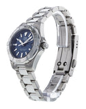 Buy Shop Tag Heuer Aquaracer Blue Dial Silver Steel Strap Watch for Women - WBD1412.BA0741 USA Online