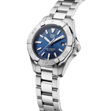 Buy Shop Tag Heuer Aquaracer Blue Dial Silver Steel Strap Watch for Women - WBD1412.BA0741 USA Online