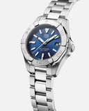Buy Shop Tag Heuer Aquaracer Blue Dial Silver Steel Strap Watch for Women - WBD1412.BA0741 USA Online