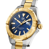 Buy Shop Tag Heuer Aquaracer Blue Dial Two Tone Steel Strap Watch for Women - WBD1325.BB0320 USA Online