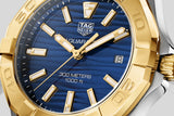Buy Shop Tag Heuer Aquaracer Blue Dial Two Tone Steel Strap Watch for Women - WBD1325.BB0320 USA Online