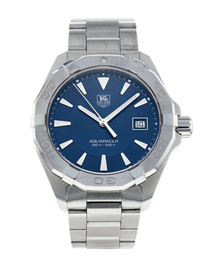 Buy Shop Tag Heuer Aquaracer Blue Dial Watch for Men - WAY1112.BA0928 USA Online