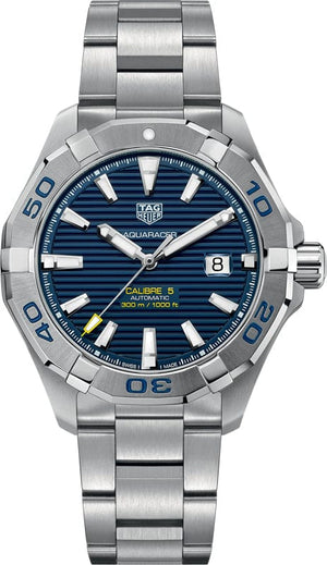 Buy Shop Tag Heuer Aquaracer Blue Dial Watch for Men - WAY2012.BA0927 USA Online