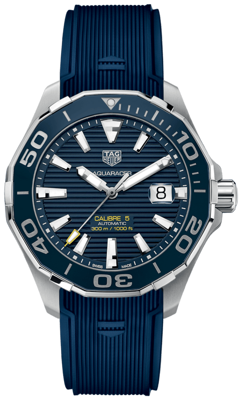 Buy Shop Tag Heuer Aquaracer Blue Dial Watch for Men - WAY201B.FT6150 USA Online