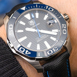 Tag Heuer Aquaracer Blue Dial Watch for Men - WAY211B.FC6363
