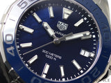 Buy Shop Tag Heuer Aquaracer Blue Dial Watch for Women - WAY131S.BA0748 USA Online