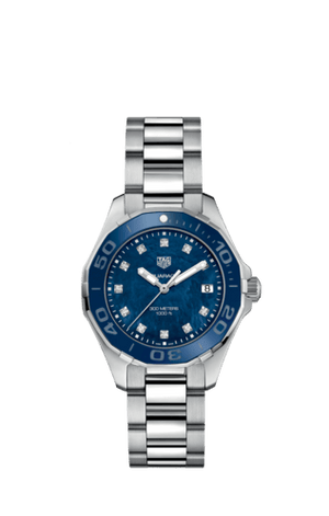 Buy Shop Tag Heuer Aquaracer Blue Dial Watch for Women - WSY131L.BA0748 USA Online