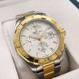 Buy Shop Tag Heuer Aquaracer Caliber 16 Automatic White Dial Two Tone Steel Strap Watch for Men - CAY2121.BB0923 USA Online