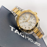 Buy Shop Tag Heuer Aquaracer Caliber 16 Automatic White Dial Two Tone Steel Strap Watch for Men - CAY2121.BB0923 USA Online