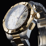 Buy Shop Tag Heuer Aquaracer Caliber 16 Automatic White Dial Two Tone Steel Strap Watch for Men - CAY2121.BB0923 USA Online