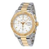 Buy Shop Tag Heuer Aquaracer Caliber 16 Automatic White Dial Two Tone Steel Strap Watch for Men - CAY2121.BB0923 USA Online
