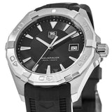 Buy Shop Tag Heuer Aquaracer Caliber 5 Automatic Black Dial Black Rubber Strap Watch for Men - WAY2113.FT8021 USA Online