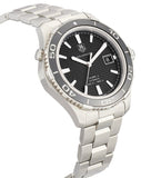 Buy Shop Tag Heuer Aquaracer Caliber 5 Automatic Black Dial Silver Steel Strap Watch for Men - WAK2110.BA0830 USA Online