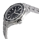 Buy Shop Tag Heuer Aquaracer Caliber 5 Automatic Black Dial Silver Steel Strap Watch for Men - WAK2110.BA0830 USA Online