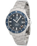 Buy Shop Tag Heuer Aquaracer Caliber 5 Automatic Blue Dial Silver Steel Strap Watch for Men - WAN2111.BA0822 USA Online