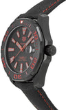 Buy Shop Tag Heuer Aquaracer Caliber 5 Black Dial Black Nylon Strap Watch for Men - WAY208A.FC6381 USA Online
