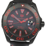 Buy Shop Tag Heuer Aquaracer Caliber 5 Black Dial Black Nylon Strap Watch for Men - WAY208A.FC6381 USA Online