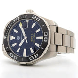 Buy Shop Tag Heuer Aquaracer Caliber 5 Black Dial Silver Steel Strap Watch for Men - WAY201A .BA0927 USA Online