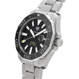Buy Shop Tag Heuer Aquaracer Caliber 5 Black Dial Silver Steel Strap Watch for Men - WAY201A .BA0927 USA Online