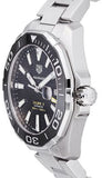 Buy Shop Tag Heuer Aquaracer Caliber 5 Black Dial Silver Steel Strap Watch for Men - WAY201A .BA0927 USA Online