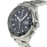 Buy Shop Tag Heuer Aquaracer Calibre 16 Day-Date Black Dial Silver Steel Strap Watch for Men - CAY211A.BA0927 USA Online