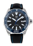 Buy Shop Tag Heuer Aquaracer Calibre 5 Automatic Black Dial Black Nylon Strap Watch for Men - WAY201C.FC6395 USA Online