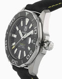 Buy Shop Tag Heuer Aquaracer Calibre 5 Automatic Black Dial Black Nylon Strap Watch for Men - WAY211A.FC6362 USA Online