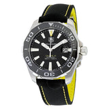Buy Shop Tag Heuer Aquaracer Calibre 5 Automatic Black Dial Black Nylon Strap Watch for Men - WAY211A.FC6362 USA Online