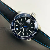 Buy Shop Tag Heuer Aquaracer Calibre 5 Automatic Black Dial Black Nylon Strap Watch for Men - WAY211B.FC6363 USA Online