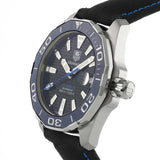 Buy Shop Tag Heuer Aquaracer Calibre 5 Automatic Black Dial Black Nylon Strap Watch for Men - WAY211B.FC6363 USA Online