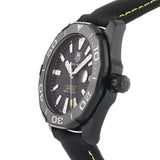 Buy Shop Tag Heuer Aquaracer Calibre 5 Automatic Black Dial Black Nylon Strap Watch for Men - WAY218A.FC6362 USA Online