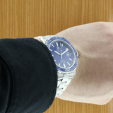 Buy Shop Tag Heuer Aquaracer Calibre 5 Automatic Blue Dial Silver Steel Strap Watch for Men - WAK2111.BA0830 USA Online