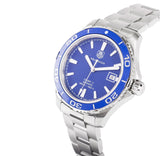 Buy Shop Tag Heuer Aquaracer Calibre 5 Automatic Blue Dial Silver Steel Strap Watch for Men - WAK2111.BA0830 USA Online