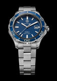 Buy Shop Tag Heuer Aquaracer Calibre 5 Automatic Blue Dial Silver Steel Strap Watch for Men - WAK2111.BA0830 USA Online