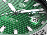 Buy Shop Tag Heuer Aquaracer Calibre 5 Automatic Green Dial Silver Steel Strap Watch for Men - WAY2015.BA0927 USA Online
