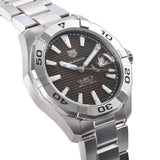 Buy Shop Tag Heuer Aquaracer Calibre 5 Automatic Sunray Brown Dial Silver Steel Strap Watch for Men - WAY2018.BA0927 USA Online